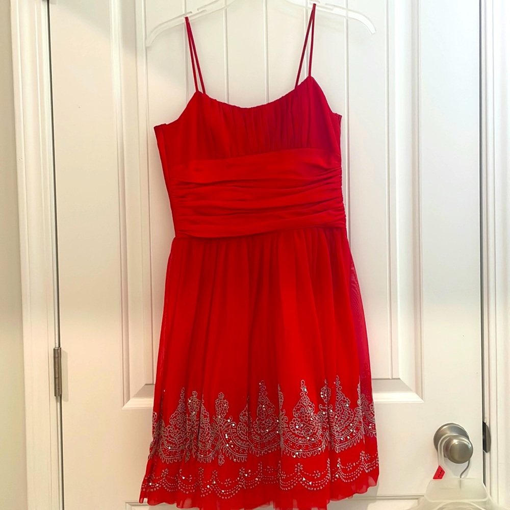 Red dress